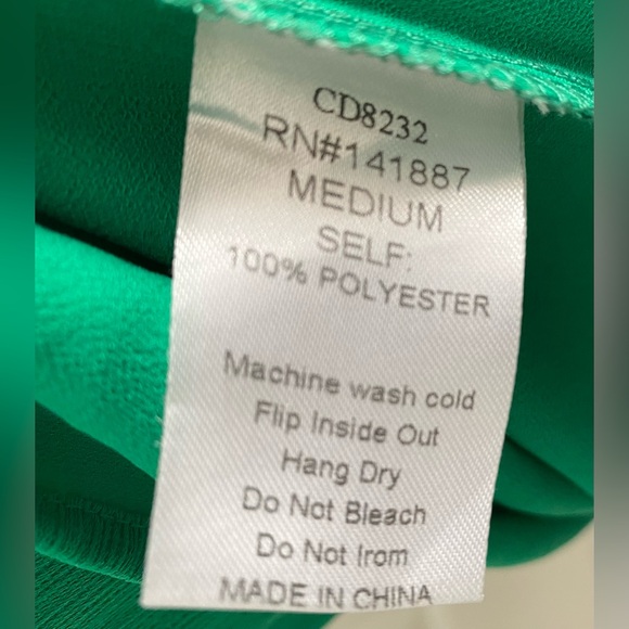 TCEC dress, kelly green, size-medium - Picture 6 of 9